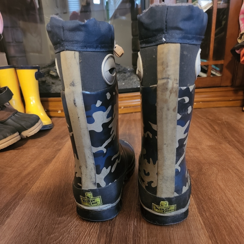 Kids winter fleece lined boot - Picture 3 of 5